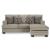 Stonemeade Polyester L-Shaped Sectional Sofa w/Reversible Chaise