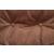 Gandy Top Grain Leather Accent Chair & Ottoman Set