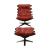 Gandy Top Grain Leather Accent Chair & Ottoman Set