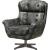 Asotin Top Grain Leather Accent Chair