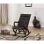 Triton Leatherette/Wood Rocking Chair