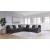 Lavernett 3-Piece Polyester L-Shaped Sectional Sofa