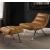 Bison Top Grain Leather Accent Chair