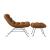Bison Top Grain Leather Accent Chair