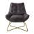 Dhalsim Top Grain Leather Accent Chair