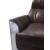 Brancaster 59715 Vintage Top Grain Leather/Aluminum Accent Chair