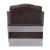 Brancaster 59716 Vintage Top Grain Leather/Aluminum Accent Chair