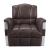 Brancaster 59716 Vintage Top Grain Leather/Aluminum Accent Chair