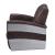 Brancaster 59716 Vintage Top Grain Leather/Aluminum Accent Chair
