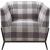 Niamey Fabric/Wood Living Room Set