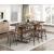 Oliver Rectangular Wood/Metal Counter Height Table