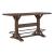 Oliver Rectangular Wood/Metal Pub Height Table