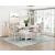 Savile Rectangular Wood Counter Height Table with Wine Racks
