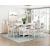Savile Rectangular Wood Counter Height Table with Wine Racks