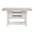 Savile Rectangular Wood Counter Height Table with Wine Racks