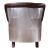 Brancaster 59830 Top Grain Leather/Aluminum Accent Chair