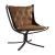 Carney Top Grain Leather Accent Chair