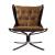Carney Top Grain Leather Accent Chair