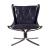 Carney Top Grain Leather Accent Chair