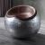 Brancaster Top Grain Leather/Aluminum Ottoman
