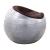 Brancaster Top Grain Leather/Aluminum Ottoman