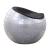Brancaster Top Grain Leather/Aluminum Ottoman