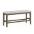 Emilia Wood/Fabric 6-Piece Pack Counter Height Set