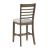 Emilia Wood/Fabric 6-Piece Pack Counter Height Set