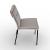 Carmen Large Fabric/Metal Customizable Upholstered Dining Chair