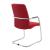 Gama Set of Visitor Armchairs, Upholstered Seat & High Back, Cantilever Frame