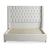 Classic SM Vinyl Tufted Platform King Size Bed