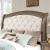 Timandra Fabric/Wood Panel Tufted Bedroom Set