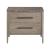 Wood Stone Top Nightstand w/2 Drawers