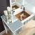 Joyce Wood/Mirror Storage Vanity Dresser w/3 Drawers & Stool