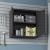 Fortress 30-inch Floating Textured Metal Garage Cabinet w/Adjustable Shelves