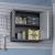 Fortress 30-inch Floating Textured Metal Garage Cabinet w/Adjustable Shelves