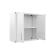 Fortress 30-inch Floating Textured Metal Garage Cabinet w/Adjustable Shelves