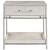 Lyra Wood/Fur/Metal Nightstand w/Drawer