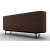 Lake Wood/Ceramic/Metal Sideboard w/4 Doors