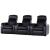 Cyrus 3-Piece Top Grain Leather/PVC Home Theater Seating