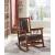 Ida Leatherette/Wood Rocking Chair