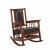 Ida Leatherette/Wood Rocking Chair