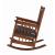 Ida Leatherette/Wood Rocking Chair