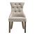 Gabrian Fabric/Wood Tufted Dining Chair