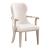 Lofton Wood/Fabric Arm Chair