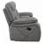 Higgins Pillow Top Arm Faux Suede Motion Loveseat with Console
