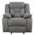 Higgins Overstuffed Faux Suede Glider Recliner