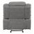 Higgins Overstuffed Faux Suede Glider Recliner