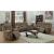 Higgins Overstuffed Faux Suede Glider Recliner