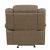 Higgins Overstuffed Faux Suede Glider Recliner
